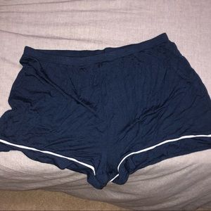 comfortable blue pajama shorts